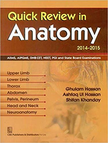 Quick Review In Anatomy 2014-2015 (Pb 2014) , by Ghulam Hassan