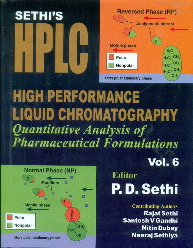 Sethis High Performance Liquid Chromatography Quantitative Analysis Of Pharmaceutical Formulations Vol 6 (Hb 2015) , by P D Sethi
