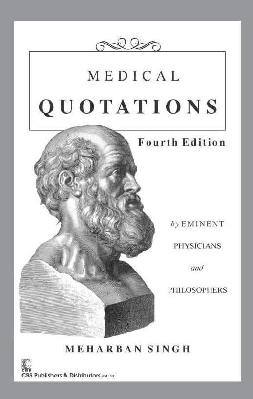 Medical Quotations 4Ed (Pb 2016) , by Meharban Singh