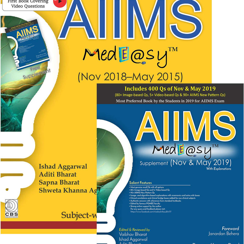 Aiims Med Easy 4Ed (Nov 2018 To May 2015) With Supplement (Pb 2020), by Ranjan Kumar Patel