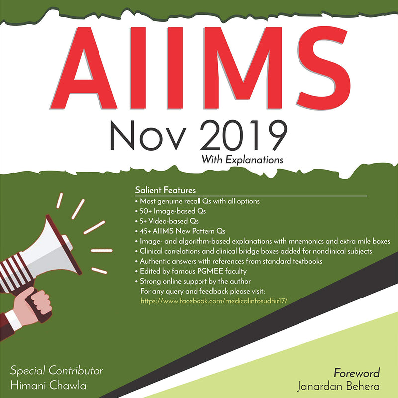 Aiims Nov 2019 With Explanations (Pb 2020) , by Ranjan Kumar Patel