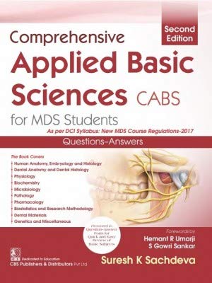 Comprehensive Applied Basic Science Cabs For Mds Students 2Ed (Pb 2025), by Suresh K Sachdeva