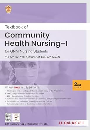 Textbook Of Community Health Nursing I For Gnm Nursing Students 2Ed (Pb 2026), by Lt Col K K Gill