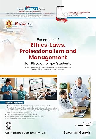 Essentials Of Ethics Laws Professionalism And Management For Physiotherapy Students (Pb 2025), by Suvarna Ganvir