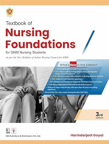 Textbook Of Nursing Foundations For Gnm Nursing Students 3Ed (Pb 2026), by Harinderjeet Goyal