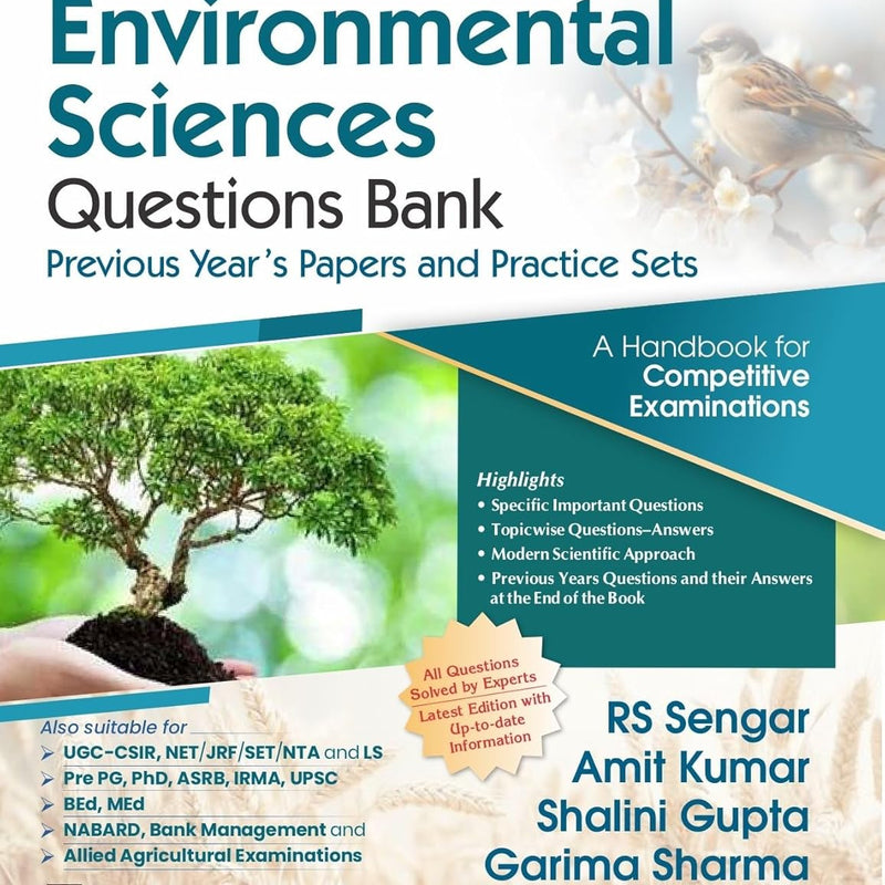 Environmental Sciences Questoins Bank Privious Years Papers And Practice Sets A Handbook For Competitive Examinations 2Ed (Pb 2026), by R S Sengar