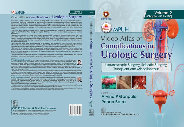 Mpuh Video Atlas Of Complications In Urologic Surgery Laparoscopic Surgery Robotic Surgery Transplant And Miscellanueous Vol 2 Chapters 51 To 100 (Hb 2026), by Arvind P Ganpule