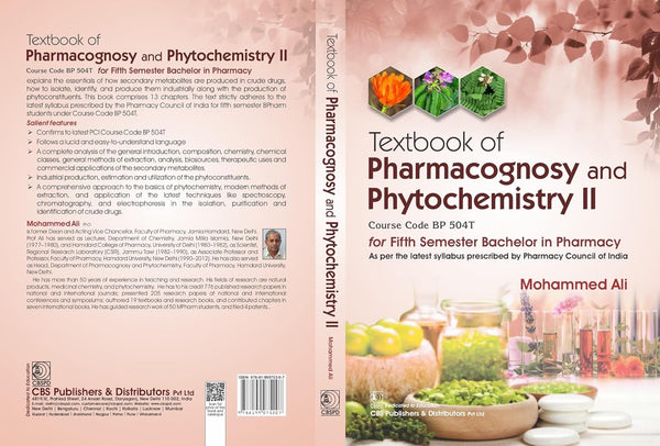 Textbook Of Pharmacognosy And Phytochemistry Ii For Fifth Semester Bachelor In Pharmacy (Pb 2026), by Mohammed Ali
