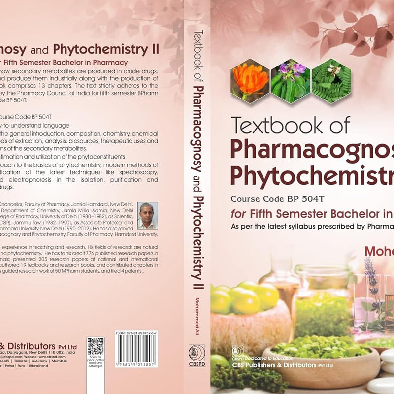 Textbook Of Pharmacognosy And Phytochemistry Ii For Fifth Semester Bachelor In Pharmacy (Pb 2026), by Mohammed Ali