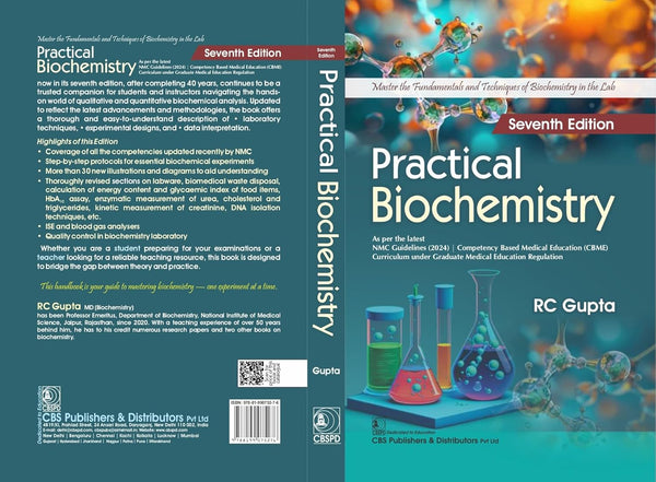 Practical Biochemistry 7Ed (Pb 2026), by R C Gupta
