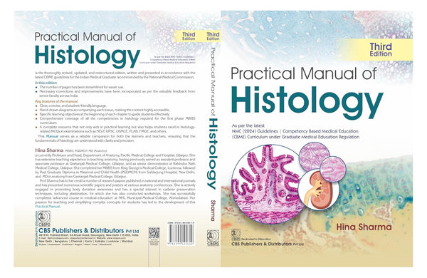 Practical Manual Of Histology 3Ed (Pb 2026), by Hina Sharma