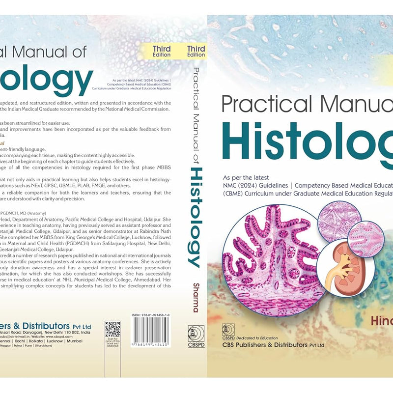 Practical Manual Of Histology 3Ed (Pb 2026), by Hina Sharma