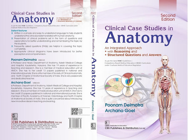 Clinical Case Studies In Anatomy 2Ed (Pb 2026), by Poonam Delmotra
