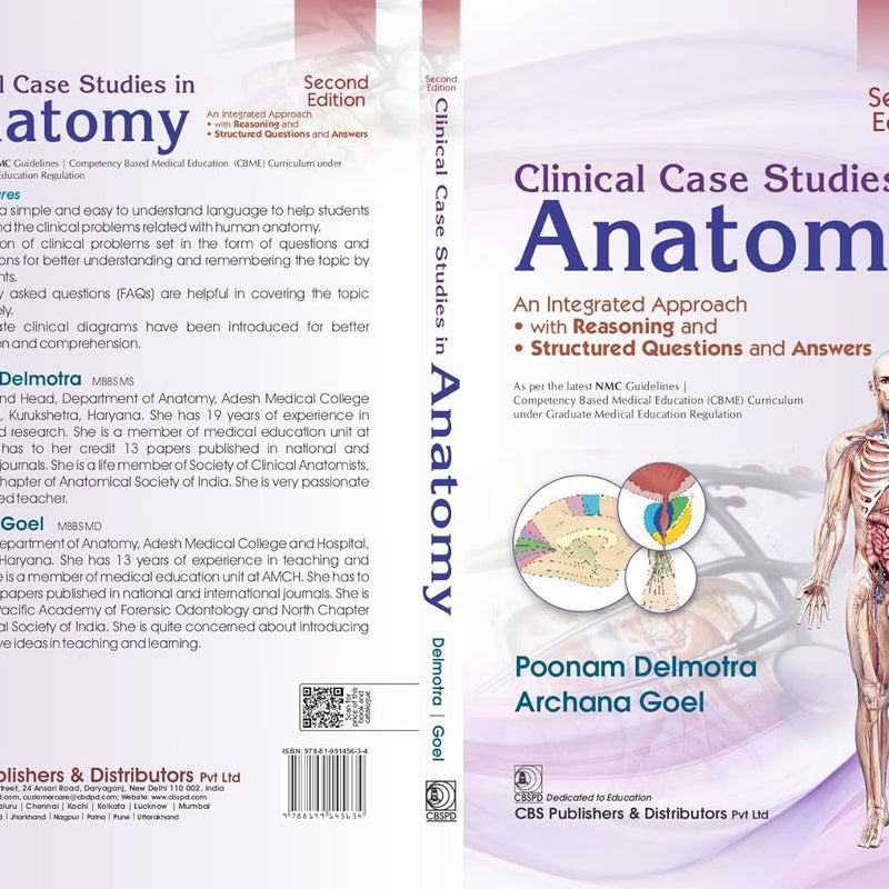 Clinical Case Studies In Anatomy 2Ed (Pb 2026), by Poonam Delmotra
