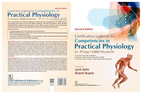 Certification Logbook For Competencies In Practical Physiology For Phase I Mbbs Students 2Ed (Pb 2027), by Jyoti Sethi