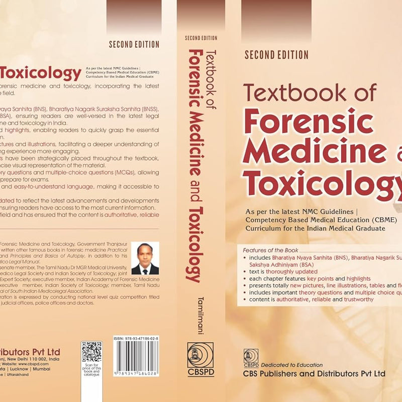 Textbook Of Forensic Medicine And Toxicology 2Ed (Pb 2026), by K Tamilmani