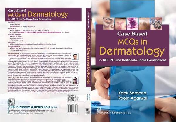 Case Based Mcqs In Dermatology For Neet Pg And Certificate Board Examinations (Pb 2026), by Kabir Sardana
