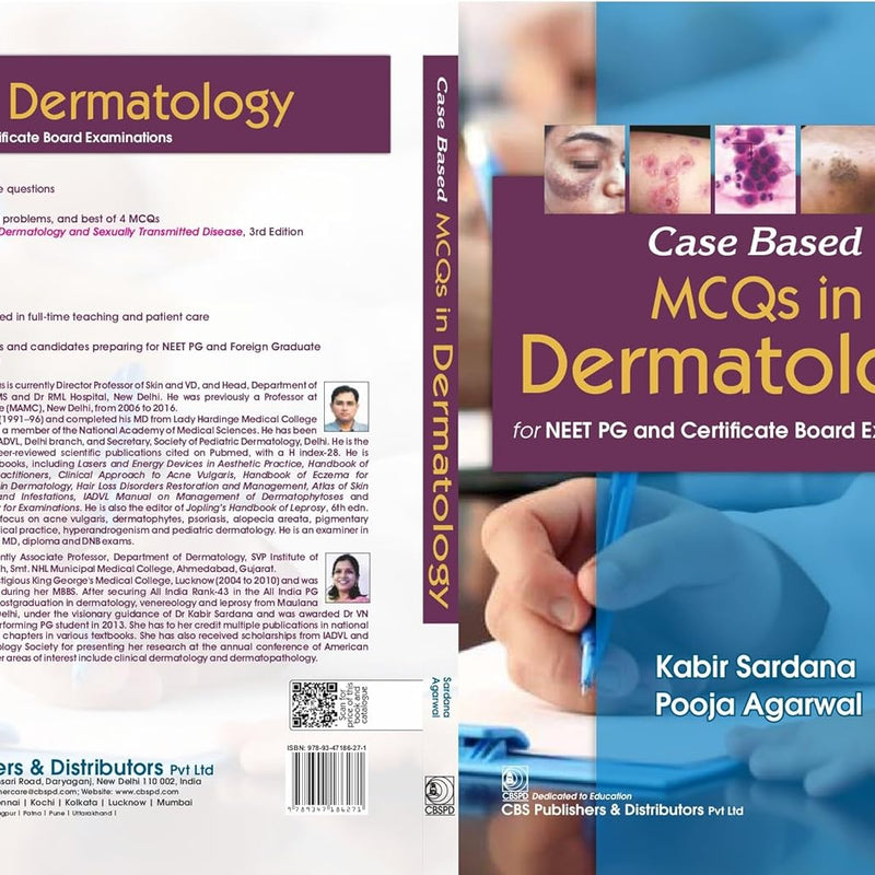 Case Based Mcqs In Dermatology For Neet Pg And Certificate Board Examinations (Pb 2026), by Kabir Sardana