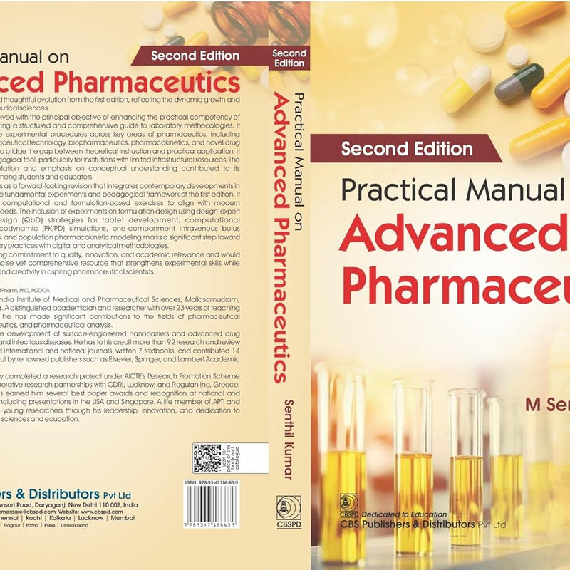 Practical Manual On Advanced Pharmaceutics 2Ed (Pb 2026), by M Senthil Kumar
