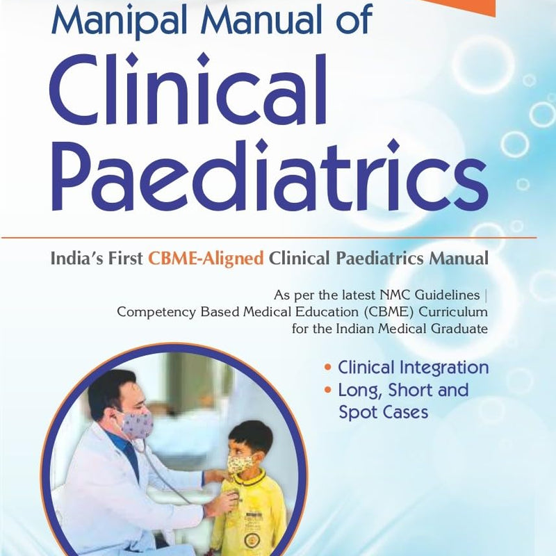 Manipal Manual Of Clinical Paediatrics 5Ed (Pb 2027), by Kafeel Khan