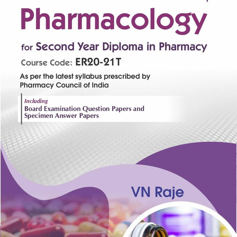 Pharmacology For Second Year Diploma In Pharmacy 2Ed (Pb 2026), by V N Raje