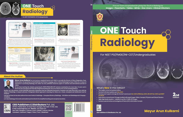 One Touch Radiology For Neet Pg Fmge Ini Cet Undergraduates 2Ed (Pb 2026), by Mayur Arun Kulkarni