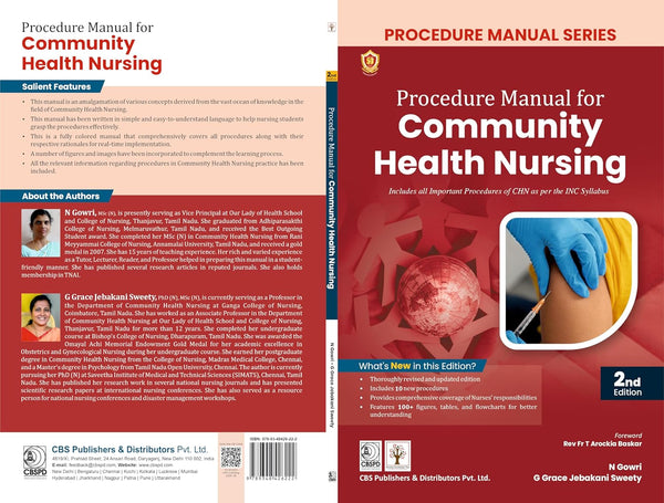 Procedure Manual For Community Health Nursing 2Ed (Pb 2026), by N Gowri