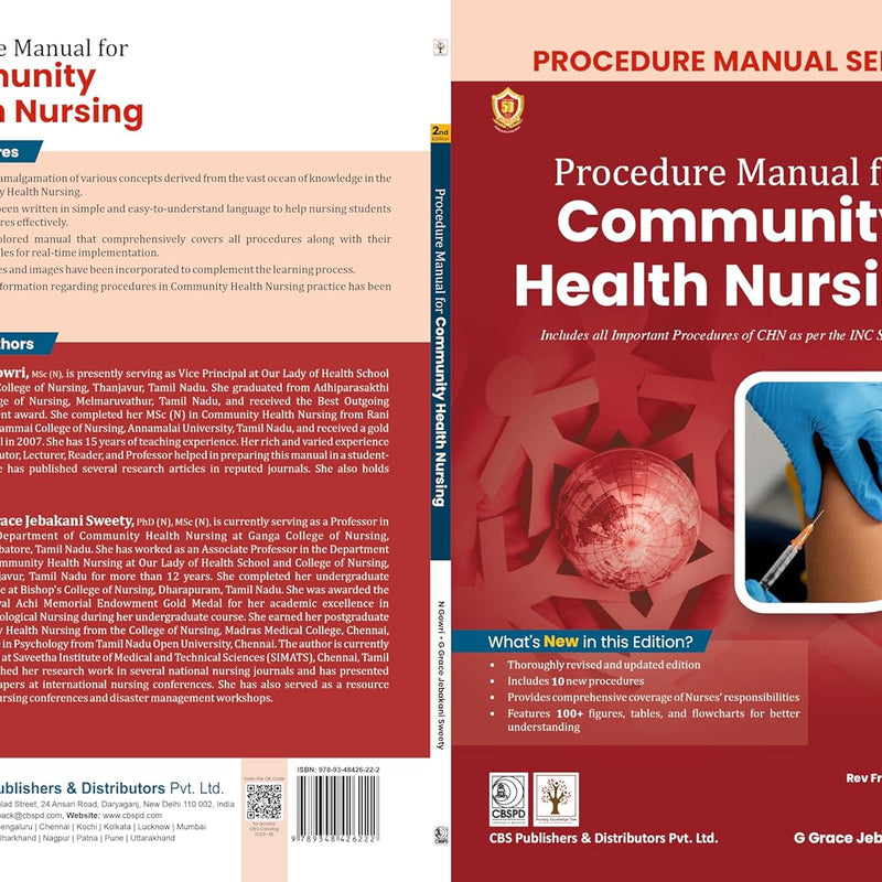 Procedure Manual For Community Health Nursing 2Ed (Pb 2026), by N Gowri