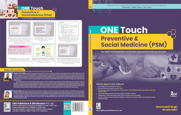One Touch Preventive And Social Medicine (Psm) 2Ed (Pb 206), by Mukhmohit Singh