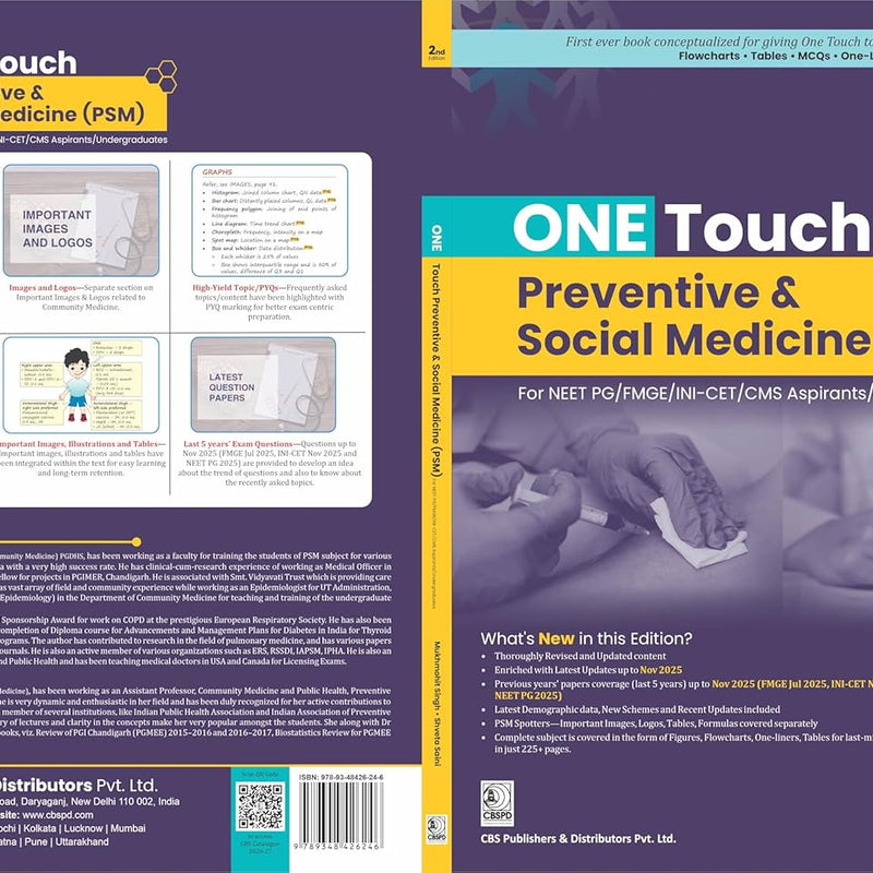 One Touch Preventive And Social Medicine (Psm) 2Ed (Pb 206), by Mukhmohit Singh