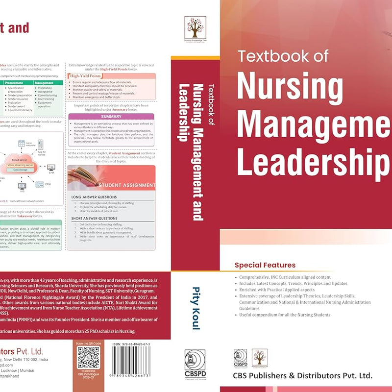 Textbook Of Nursing Management And Leadership (Pb 2026), by Pity Koul