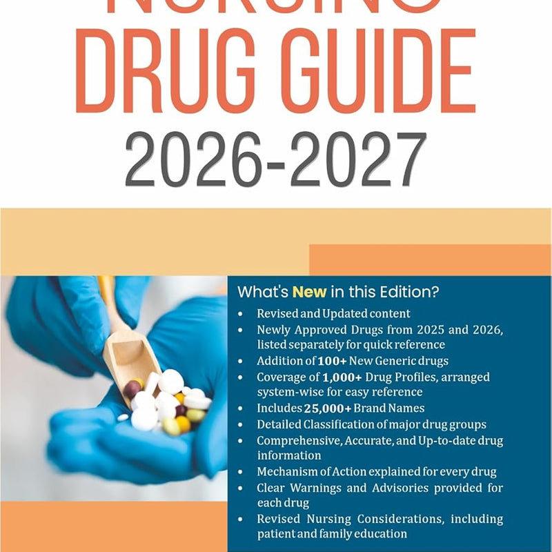 Cbs Nursing Drug Guide 2026-2027 3Ed (Pb 2026), by Rakesh Sharma
