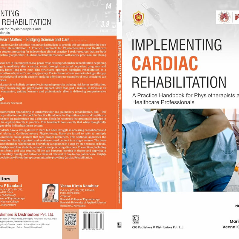 Implementing Cardiac Rehabilitation A Practice Handbook For Physiotherapists And Healthcard Professionals (Pb 2026), by Mariya P Jiandani
