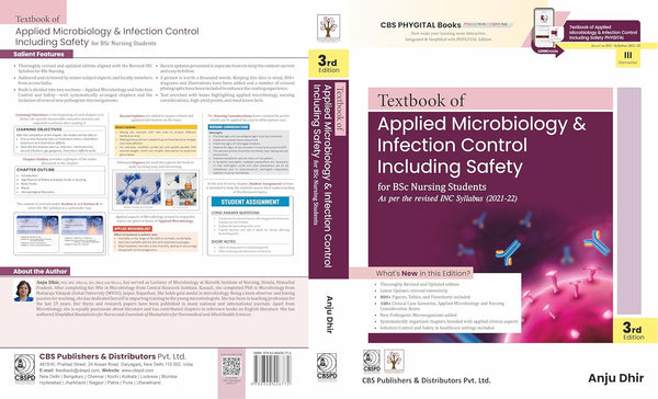 Textbook Of Applied Microbiology And Infection Control Including Safety For Bsc Nursing Students 3Ed (Pb 2026), by Anju Dhir