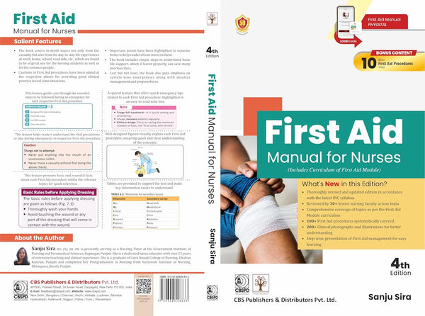 First Aid Manual For Nurses 4Ed (Pb 2026), by Sanju Sira