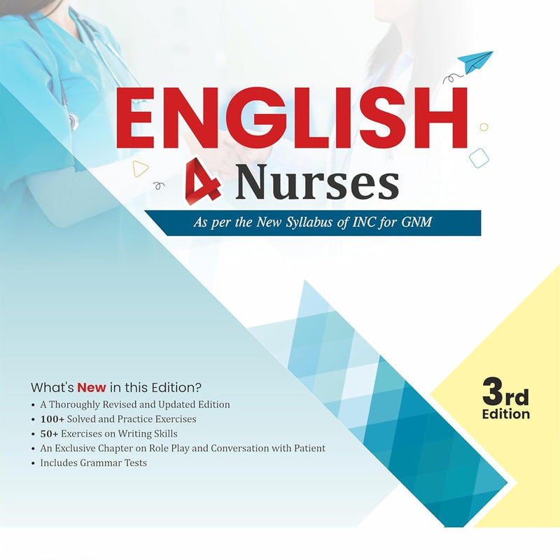 English 4 Nurses As Per The New Syllabus Of Inc For Gnm 3Ed (Pb 2027), by Liza Sharma