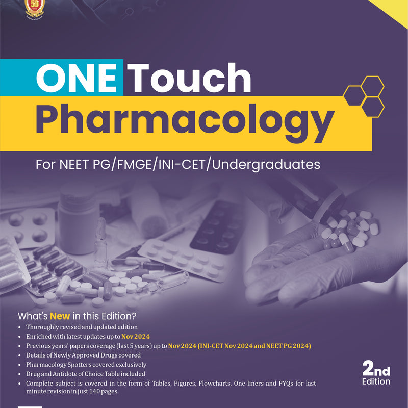 One Touch Pharmacology For Neet Pg Fmge Ini Cet Undergraduates 2Ed (Pb 2025), by Ranjan Kumar Patel
