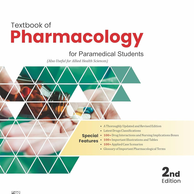 Textbook Of Pharmacology For Paramedical Students 2Ed (Pb 2026), by Joginder Singh Pathania