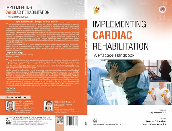Implementing Cardiac Rehabilitation A Practice Handbook (Pb 2026), by Mariya P Jiandani