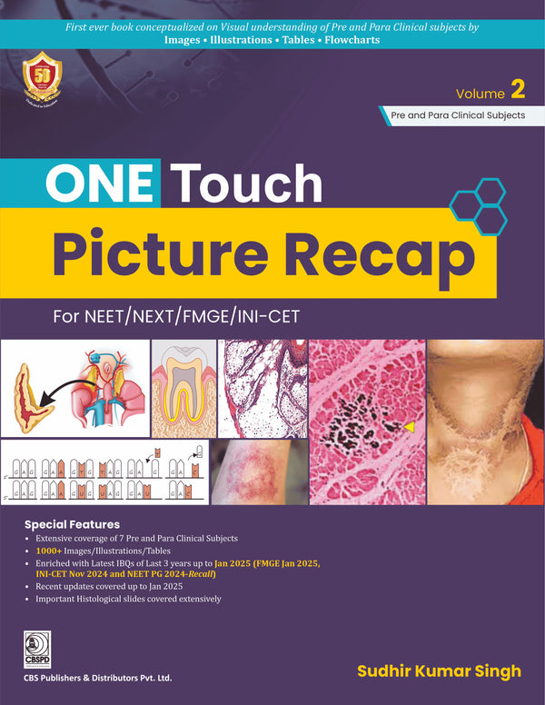 One Touch Picture Recap For Neet Next Fmge Ini Cet Volume 2 ( Pb 2025), by Sudhir Kumar Singh 