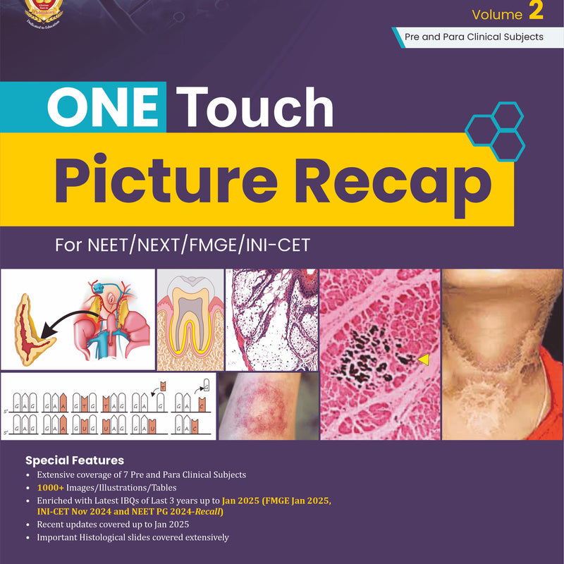 One Touch Picture Recap For Neet Next Fmge Ini Cet Volume 2 ( Pb 2025), by Sudhir Kumar Singh 