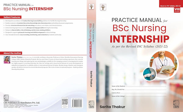 Practice Manual For Bsc Nursing Internship As Per The Revised Inc Syllabus (2021-2022) Viii Semester (Pb 2026), by Sarita Thakur