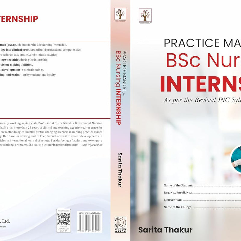 Practice Manual For Bsc Nursing Internship As Per The Revised Inc Syllabus (2021-2022) Viii Semester (Pb 2026), by Sarita Thakur
