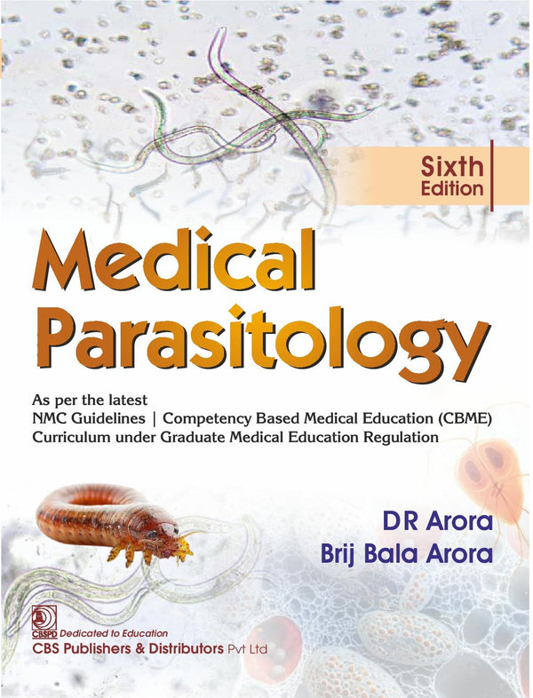 Medical Parasitology 6Ed (Pb 2026), by Des Raj Arora