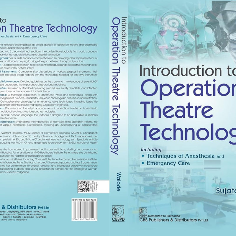 Introduction To Operation Theatre Technology (Pb 2026), by Sujata N Walode