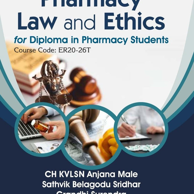 Textbook Of Pharmacy Law And Ethics For Diploma In Pharmacy Students (Pb 2026), by Ch Kvlsn Anjana Male