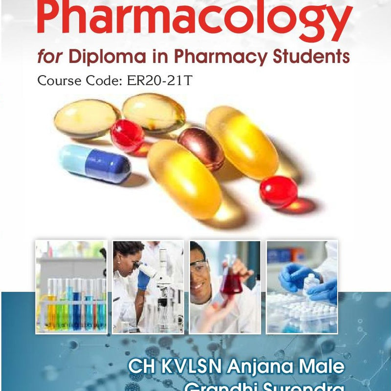 Textbook Of Pharmacology For Diploma In Pharmacy Students (Pb 2026), by Ch Kvlsn Anjana Male