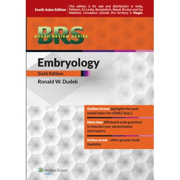 BRS Embryology, 6th Edition by Dudek
