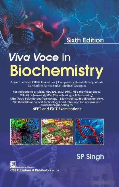 Viva Voce In Biochemistry 6Ed (Pb 2026), by S P Singh