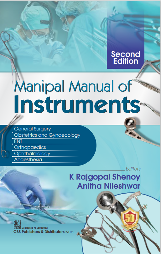 Manipal Manual Of Instruments 2Ed (Pb 2025), by K Rajagopal Shenoy